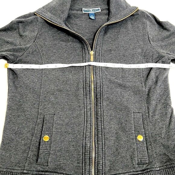 Karen Scott Sport Oversized Collar Sweatshirt - Picture 4 of 7